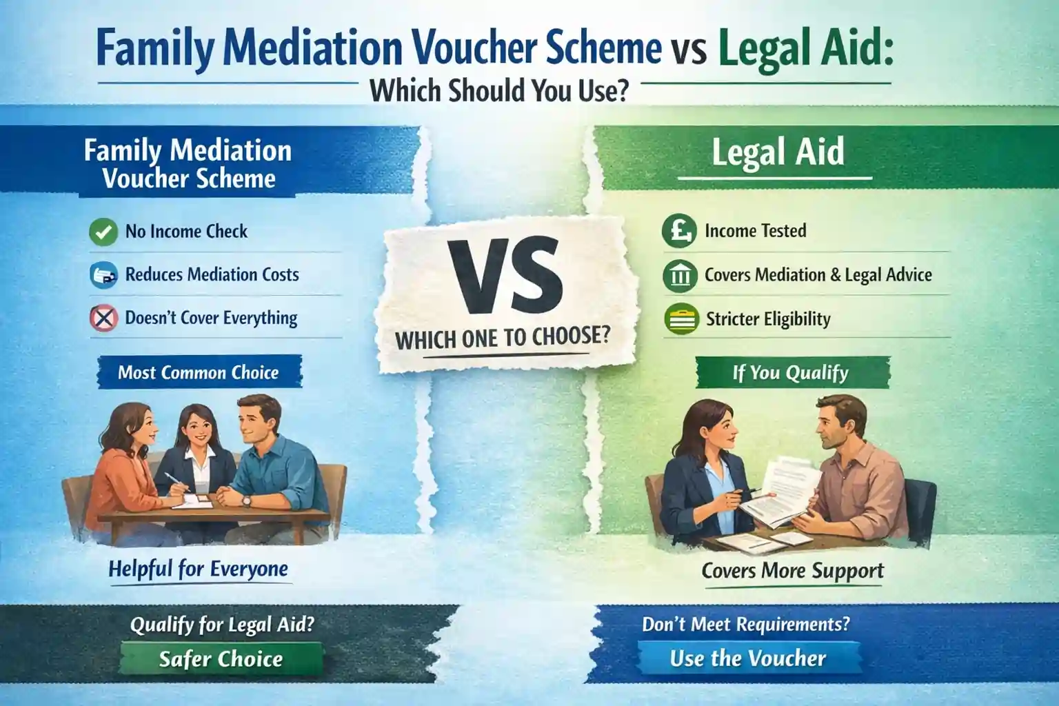 Family Mediation Voucher Scheme vs Legal Aid: Which Should You Use Torquay?