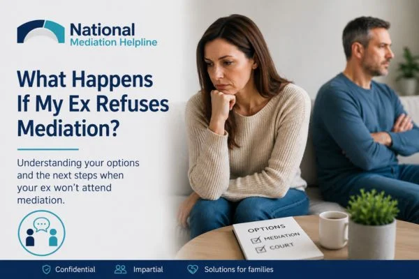 what if my ex refuses mediation Torquay?